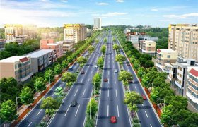 广西农投集团首批市政道路工程项目施工正式启动